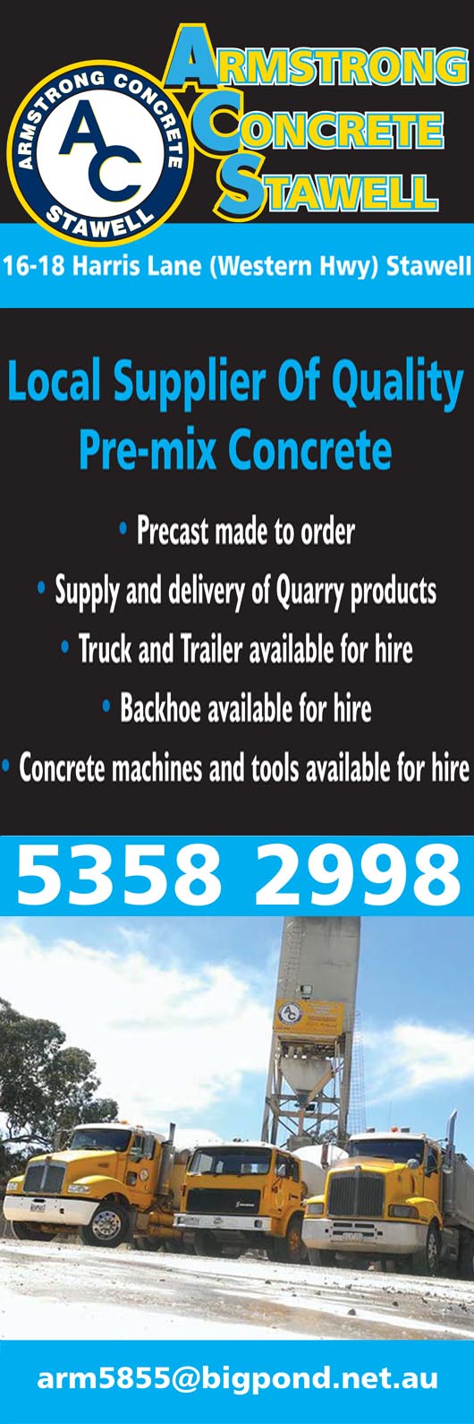 Armstrong Concrete Stawell Pty Ltd