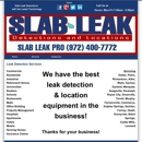 Slab Leak Detections & Locations - Foundation Contractors