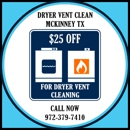 Dryer Vent Clean McKinney TX - Air Duct Cleaning