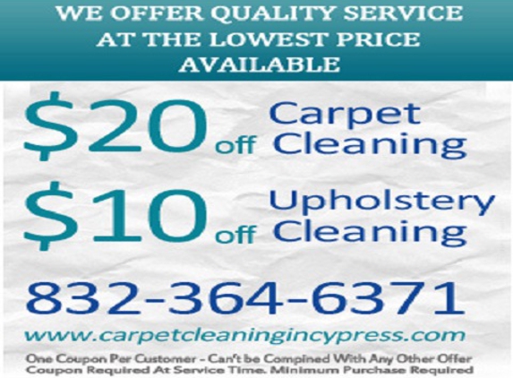 Carpet Cleaning in Cypress - Cypress, TX