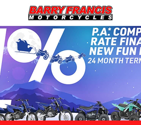 Barry Francis Pty Ltd - Hamilton, VIC. Honda Yamaha And Suzuki Dealer We Sell And Service
