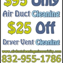 Air Duct Cleaning Missouri City TX - Ventilation Cleaning
