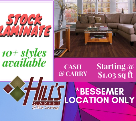 Hill's Carpet & Floor Coverings - Bessemer, AL. *SPECIALS!*