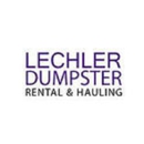 Lechler Dumpster Rental & Hauling - Trash Containers & Dumpsters