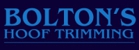 Boltons Hoof Trimming Logo
