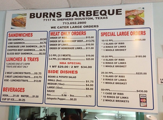 Burns Bar-B-Q - Houston, TX