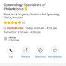 Gynecology Specialists of Philadelphia - Physicians & Surgeons, Obstetrics And Gynecology