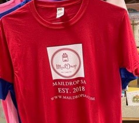 Maildropsa Mail Services - San Antonio, TX. Awesome MailDrop T-shirt  EST:2018