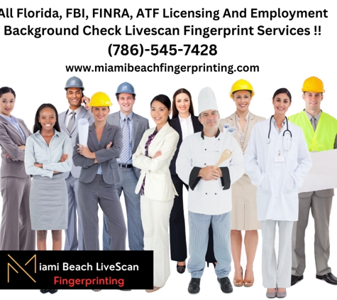 Miami Beach Live Scan Fingerprinting - Miami Beach, FL