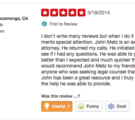 Cleveland & Metz Law Offices - Rancho Cucamonga, CA