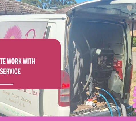 Pink Gerbera Carpet Cleaning - Alfredton, VIC. Passionate work with friendly service.