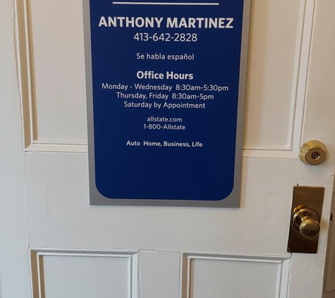 Anthony Martinez: Allstate Insurance - Westfield, MA