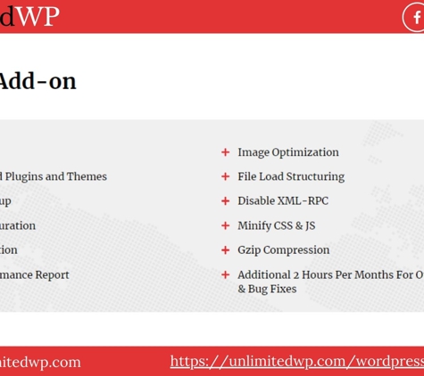 UnlimitedWP - Boston, MA. Optimize Add-On - UnlimitedWP