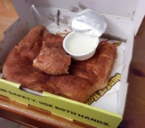 Hungry Howie's Pizza - Naples, FL. These were my cinnamon sticks they were very filling and very delicious despite their odd appearance.