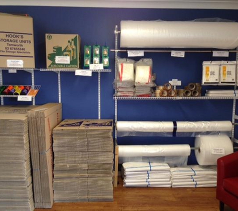 Hooks Storage Units - Taminda, NSW. Boxes & Packing Supplies