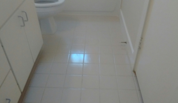 Just Perfect Cleaning - Houston, TX. After cleaning, tile &grout