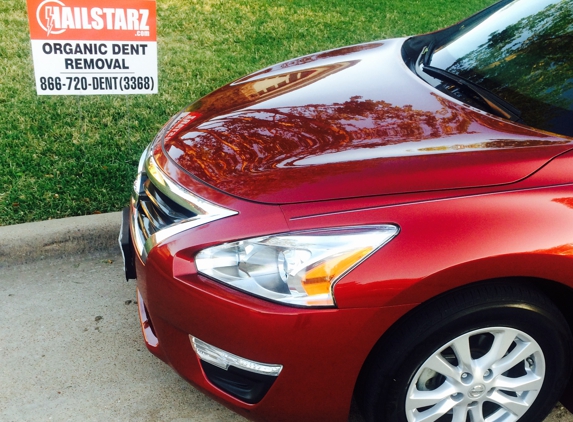 Hailstarz Organic Dent Removal - Tucson, AZ. My whole car looks as new as this hood and front fender!