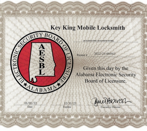 Key King Mobile Locksmith