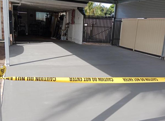 Peninsula Concreting - Newport, QLD. My new slab its perfect