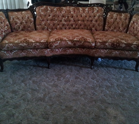 Buster Hewlett - Le Grand, CA. Set of two sofas custom made about 50 years ago excellent condition $2750 each
