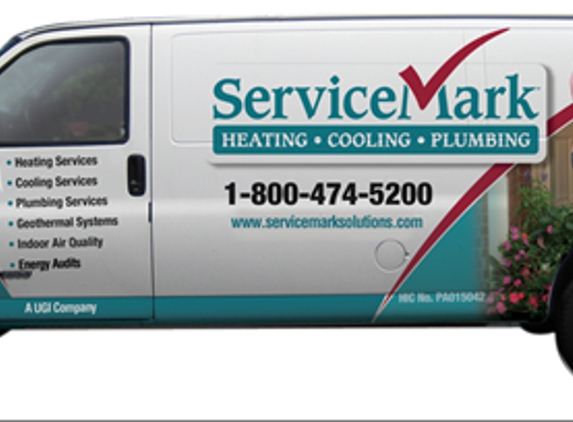ServiceMark Heating Cooling & Plumbing - Exton, PA. Our Service is Right on the Mark!