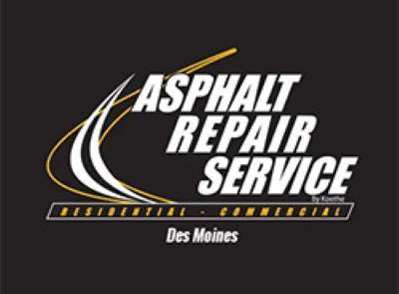 Asphalt Repair Service Of Des Moines