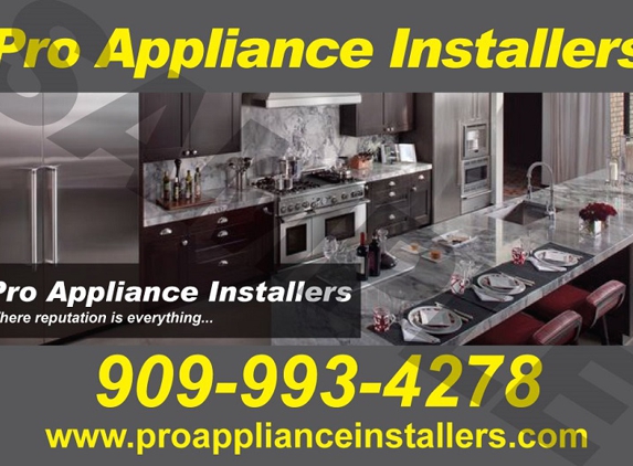 Pro Appliance Installers - Chino Hills, CA