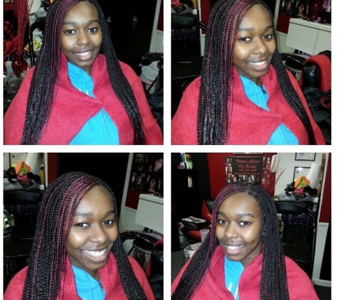 Patricia's African Hair Braiding - Parkville, MD. Box braids medium size