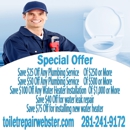 Toilet Repair Webster TX - Plumbers