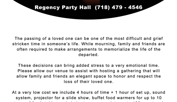 Regency Party Hall - Queens Village, NY