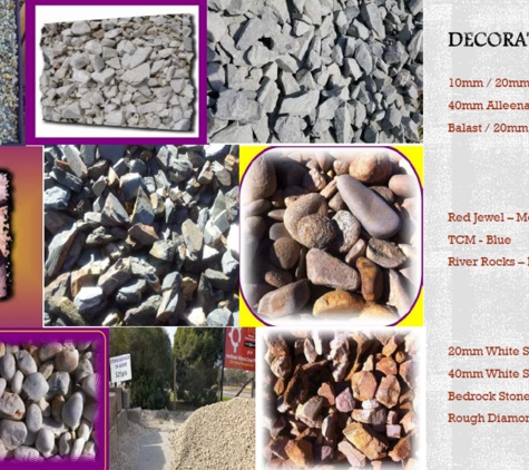 Wodonga Sand & Soil - Wodonga, VIC. Decorative stones