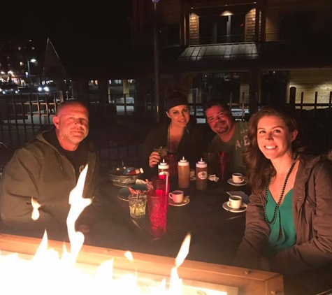 Ace High Saloon and Smokehouse - South Lake Tahoe, CA. On the patio out by the fire pit