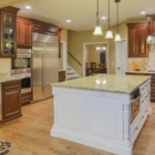 Gold Marble Granite & Cabinets