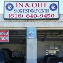 In & Out Smog Test Only Center - Emissions Inspection Stations
