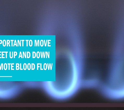 Dr Andrew Redgment - Wagga Wagga, NSW. It is important to move your feet up and down to promote blood flow.