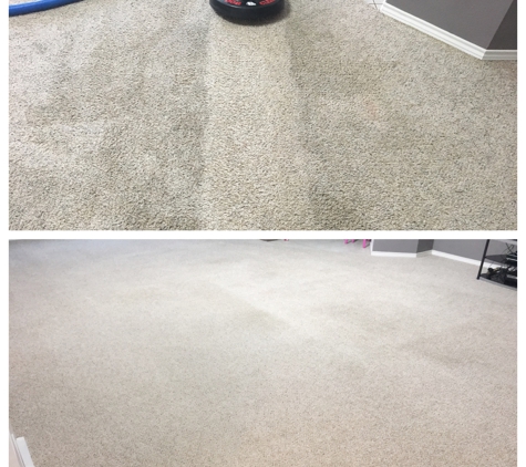 Bulldog Floor Cleaning - Abilene, TX. Before and after