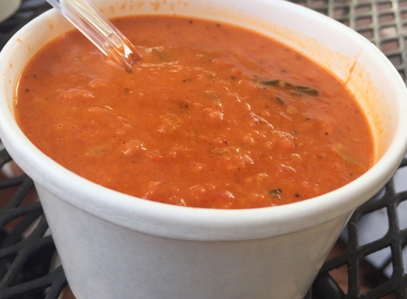 Pickles & Swiss - Santa Barbara, CA. Tomato bisque soup