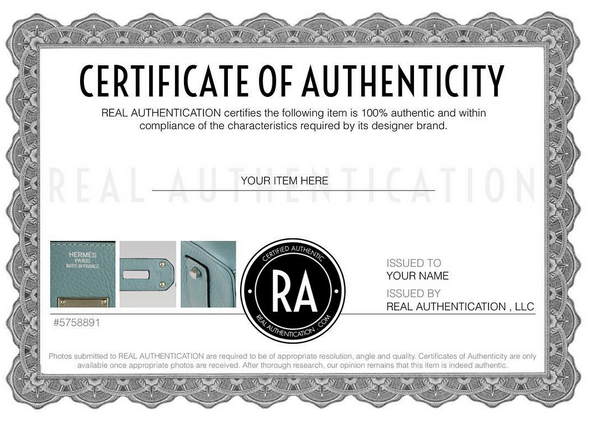 Hermes Authentication Certificate