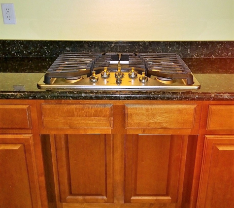 Shepherds Construction - Phoenix, AZ. Recessed cooktop cabinet