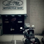 Hangout at Flames, Motorcycle Repair Shop