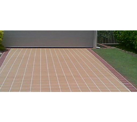 Colour My Concrete - Aspley, QLD. Stencil Concrete