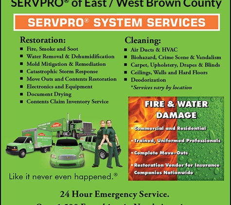 SERVPRO of Brown County - Green Bay, WI