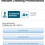Notable Cleaning Professionals