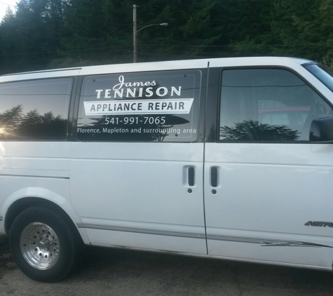 James Tennison Appliance Repair - Mapleton, OR