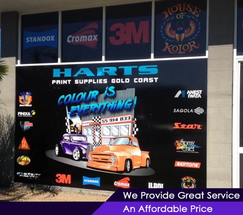 Harts Automotive Paint Supplies - Southport, QLD. We Provide Great Service At An Affordable Price