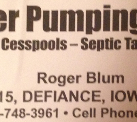 Kloewer Pumping Service - Defiance, IA