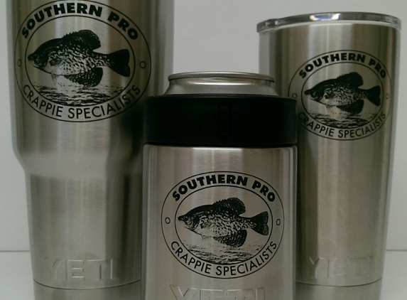 Nelson Printing and Label Co - Jonesboro, AR. We engrave Yeti and other stainless steel tumblers