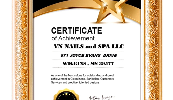 VN Nails & Spa - Wiggins, MS