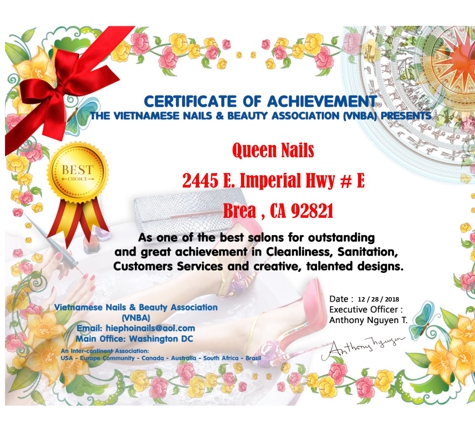 Queen Nails - Brea, CA