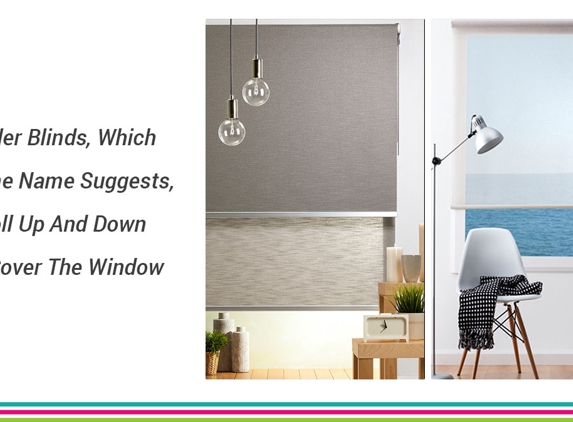 Cairns Curtains & Blinds - Manoora, QLD. Roller Blinds, Which As The Name Suggests, Roll Up And Down To Cover The Window